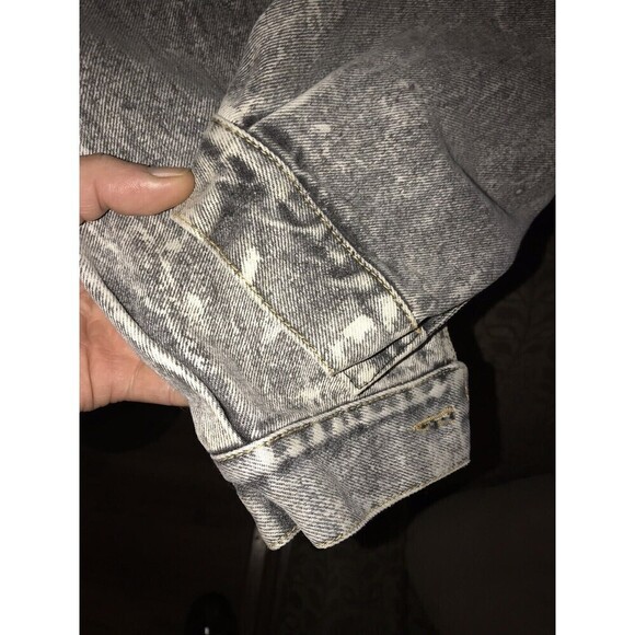 VTG Custom Hand painted Throwback Denim Misfits 80s Jacket XL Punk Rockstar - Picture 9 of 9